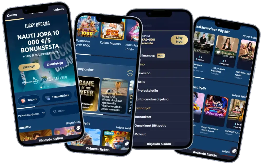 luckydreams casino mobile