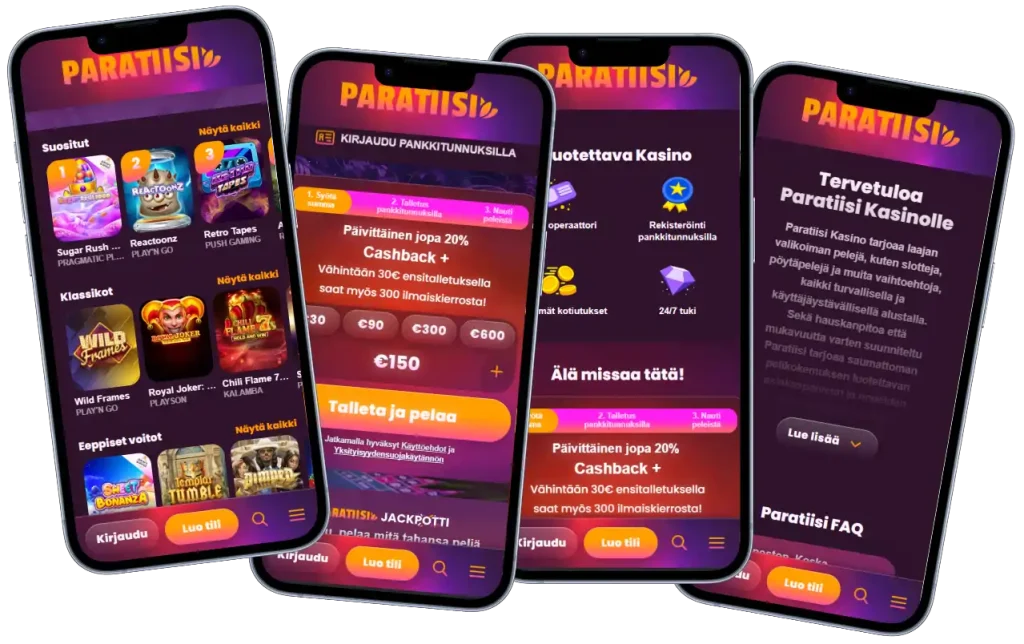 paratiisi casino mobile