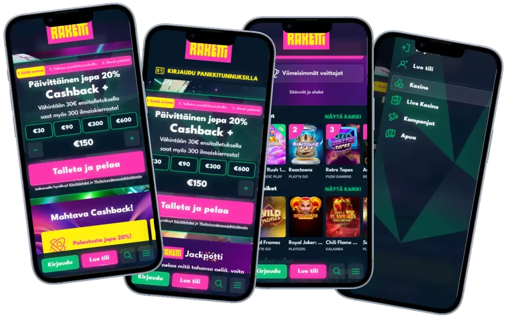 raketti casino mobile